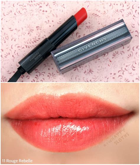 Givenchy Rouge Interdit Vinyl Lipstick Swatches and 